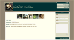 Desktop Screenshot of hobbeshollow.com